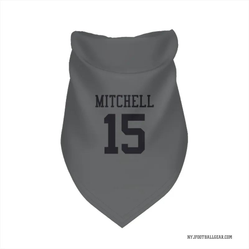 Adonai Mitchell  Charcoal New York Jets  Cat & Dog Pet Bandana