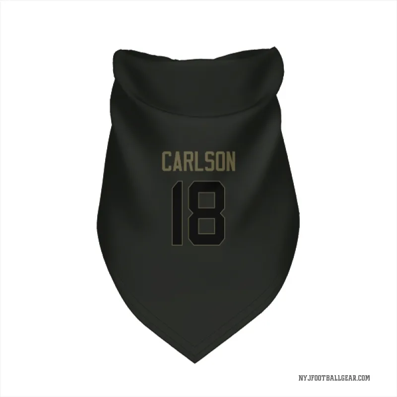 Anders Carlson Black New York Jets Service Cat & Dog Pet Bandana