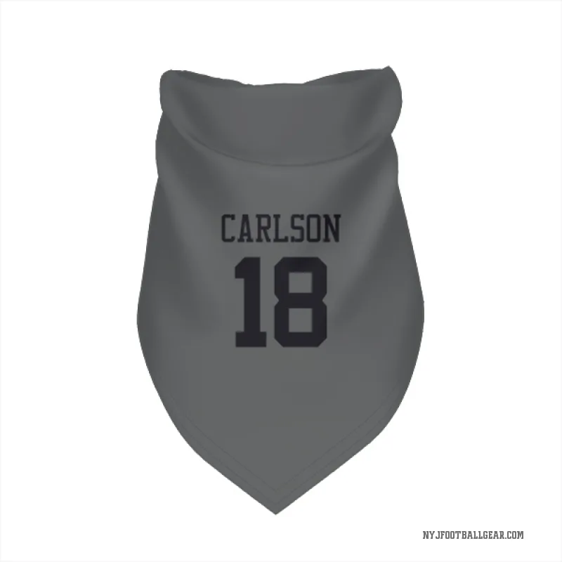 Anders Carlson Charcoal New York Jets Cat & Dog Pet Bandana
