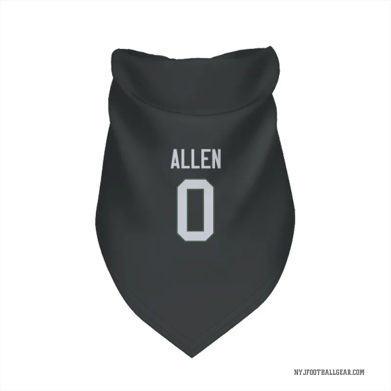 Braelon Allen  Black New York Jets  Cat & Dog Pet Bandana