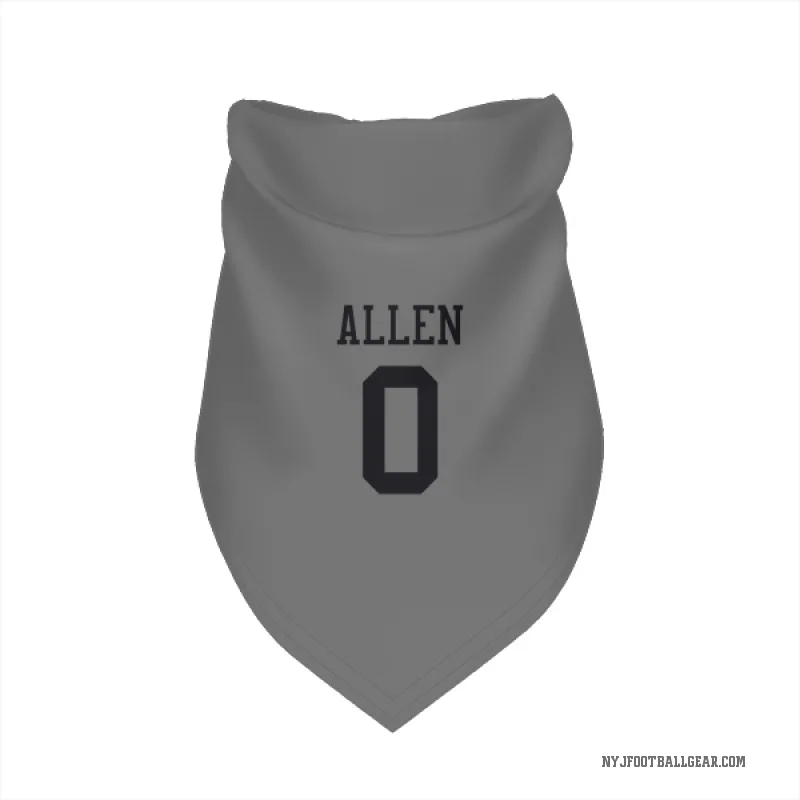 Braelon Allen  New York Jets   Silver Cat & Dog Pet Bandana