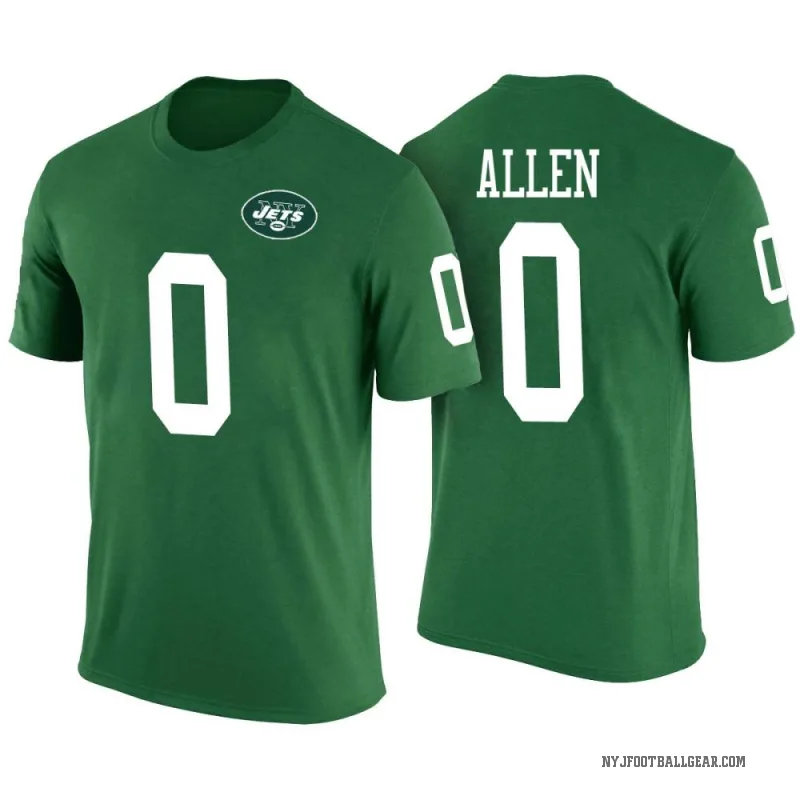 Braelon Allen Youth Green New York Jets Color Rush T-Shirt