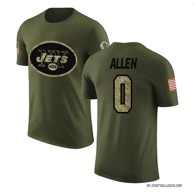 Braelon Allen Youth Olive New York Jets Salute to Service T-Shirt