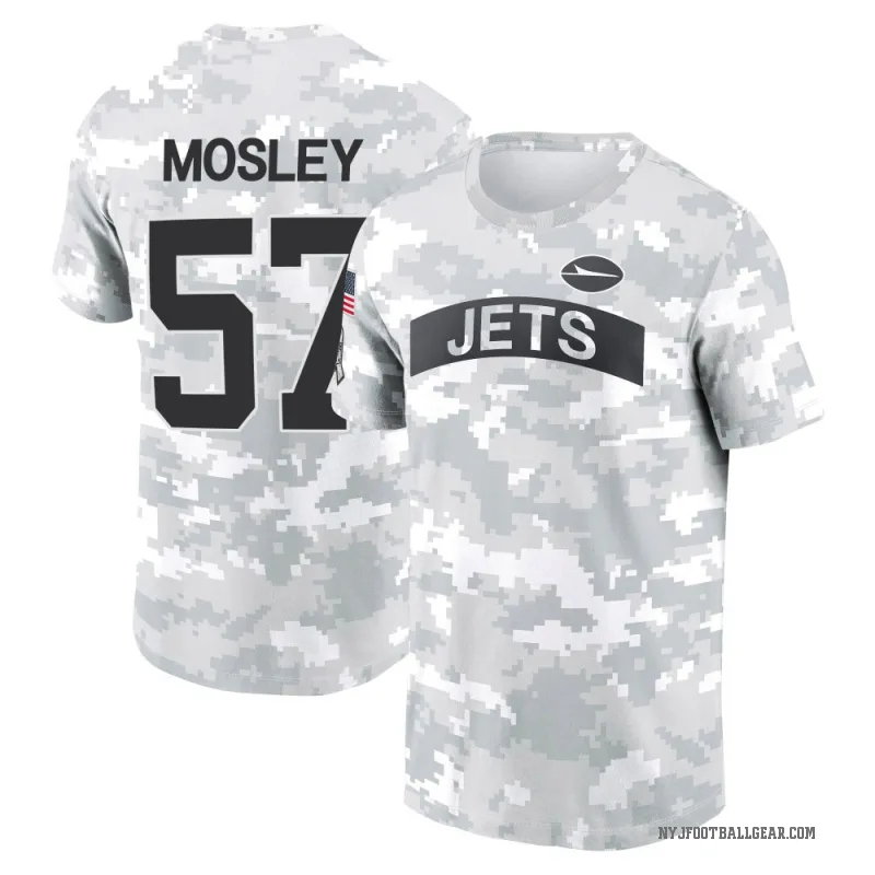 C.J. Mosley Men's Camo New York Jets Arctic 2024 Salute to Service Performance T-Shirt