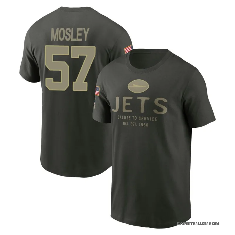 C.J. Mosley Men's Green New York Jets Forest/ 2025 Salute to Service Sideline Primary Edge T-Shirt