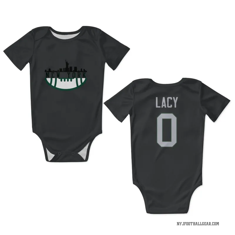 Caullin Lacy  Black New York Jets  Newborn & Infant Bodysuit