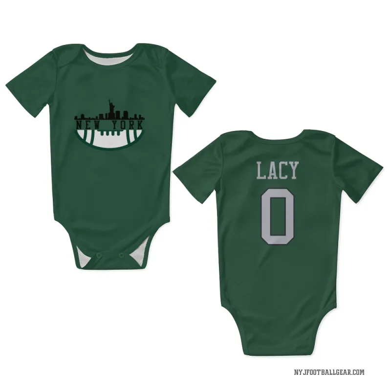 Caullin Lacy  Green New York Jets  Newborn & Infant Bodysuit