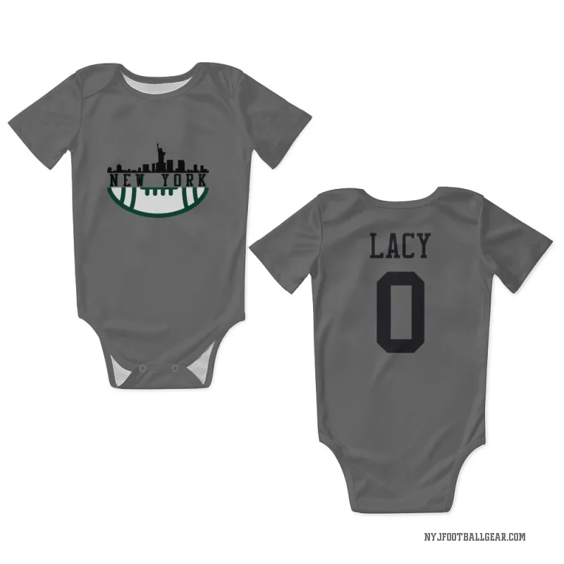Caullin Lacy  New York Jets   Silver Newborn & Infant Bodysuit