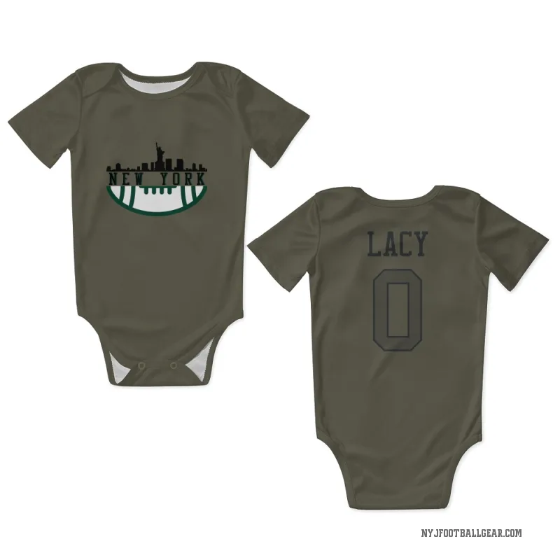 Caullin Lacy  Olive New York Jets  Newborn & Infant Bodysuit