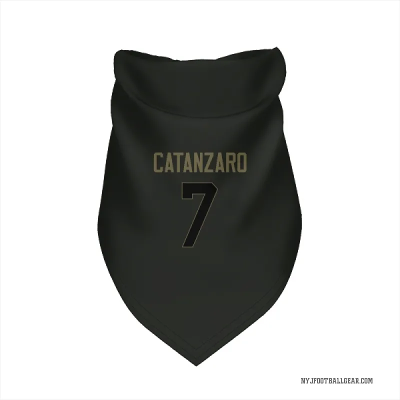 Chandler Catanzaro  Black New York Jets  Service Cat & Dog Pet Bandana