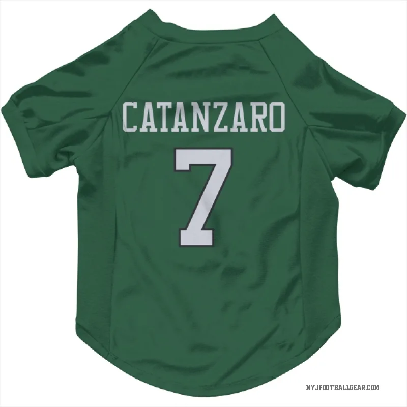 Chandler Catanzaro  Green New York Jets  Cat & Dog Pet Jersey