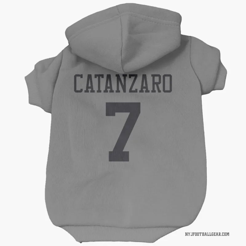Chandler Catanzaro  New York Jets   Silver Cat & Dog Pet Hoodie