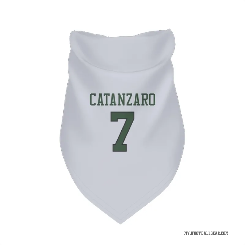 Chandler Catanzaro  White New York Jets  Cat & Dog Pet Bandana