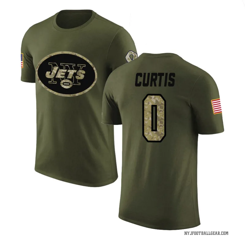 Chase Curtis Men's Olive New York Jets Salute to Service T-Shirt