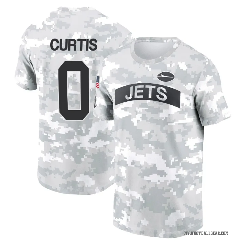 Chase Curtis Youth Camo New York Jets Arctic 2024 Salute to Service Performance T-Shirt