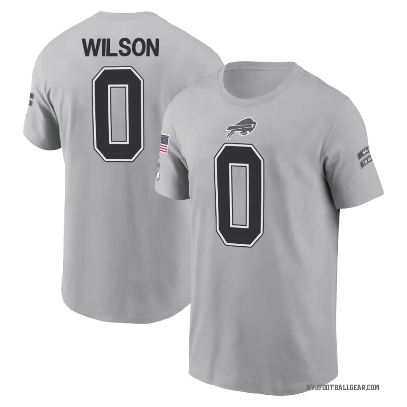 Chase Wilson Men's Gray New York Jets 2024 Salute to Service T-Shirt