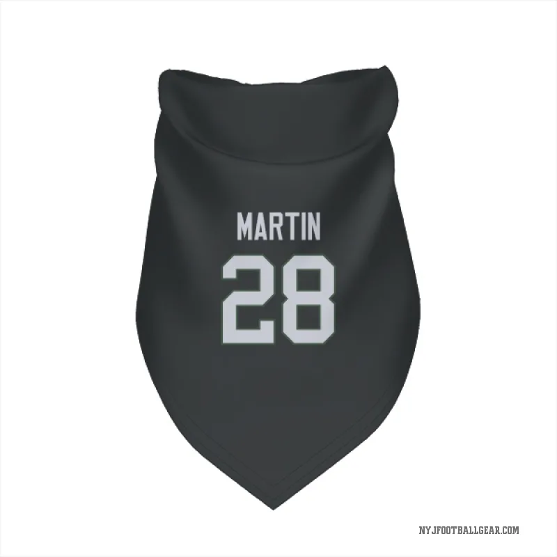 Curtis Martin  Black New York Jets  Cat & Dog Pet Bandana