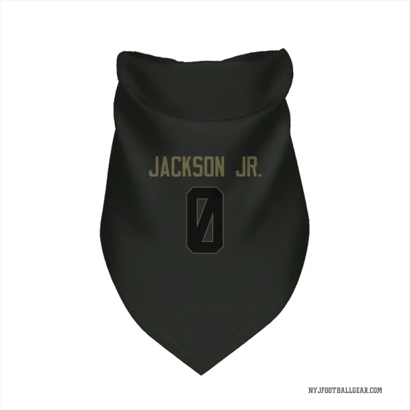 Darrell Jackson Jr.  Black New York Jets  Service Cat & Dog Pet Bandana