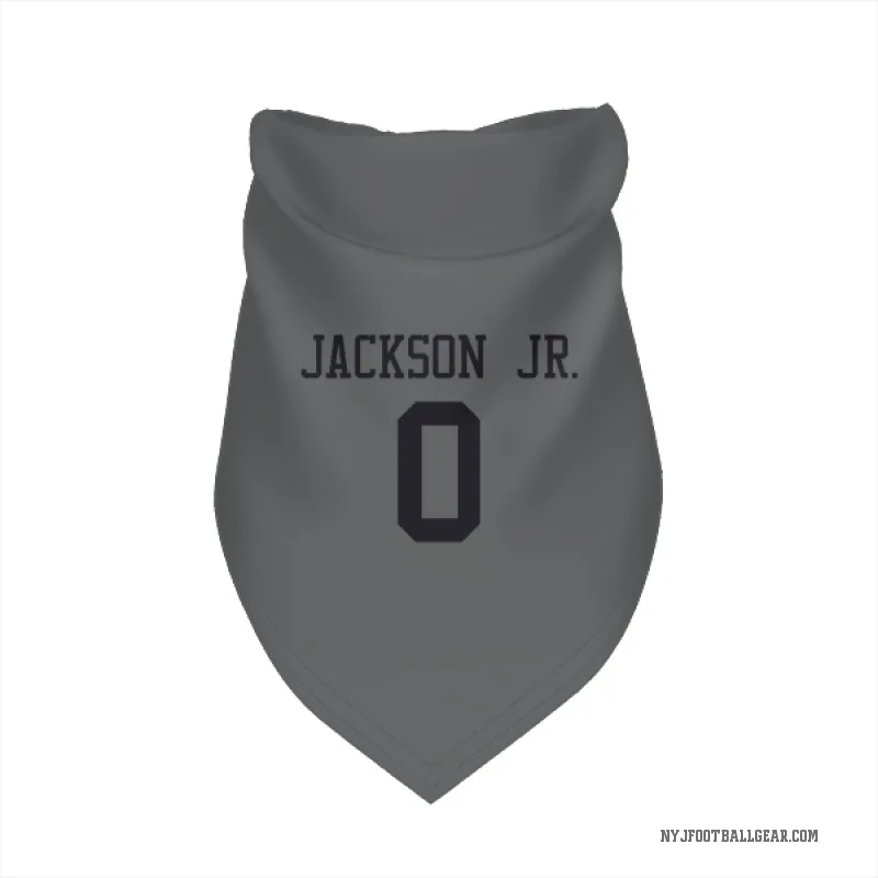 Darrell Jackson Jr.  Charcoal New York Jets  Cat & Dog Pet Bandana