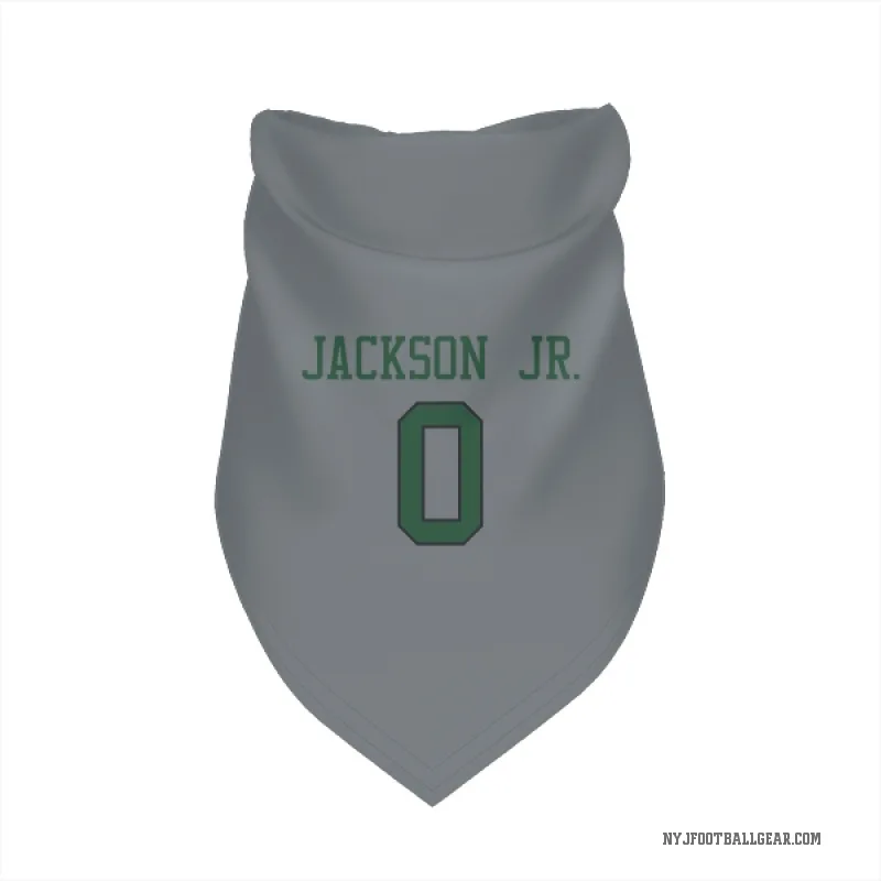 Darrell Jackson Jr.  Gray New York Jets  Cat & Dog Pet Bandana