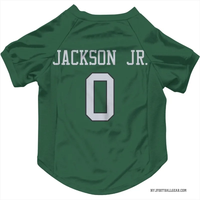 Darrell Jackson Jr.  Green New York Jets  Cat & Dog Pet Jersey