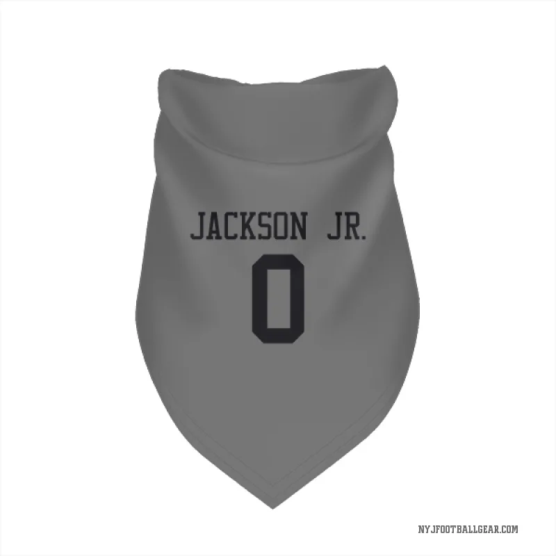 Darrell Jackson Jr.  New York Jets   Silver Cat & Dog Pet Bandana