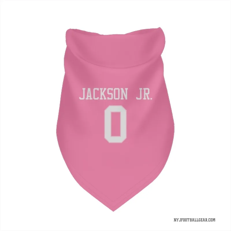 Darrell Jackson Jr.  Pink New York Jets  Cat & Dog Pet Bandana