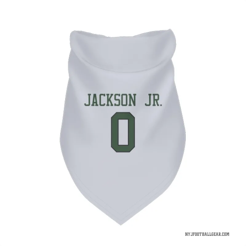 Darrell Jackson Jr.  White New York Jets  Cat & Dog Pet Bandana
