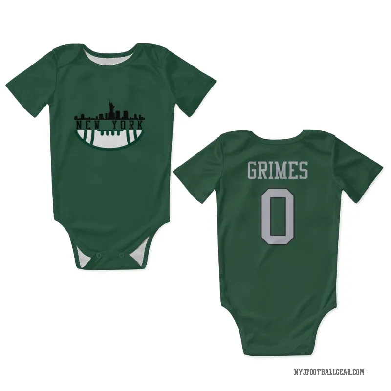 Garrison Grimes  Green New York Jets  Newborn & Infant Bodysuit