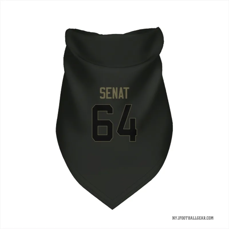 Greg Senat  Black New York Jets  Service Cat & Dog Pet Bandana