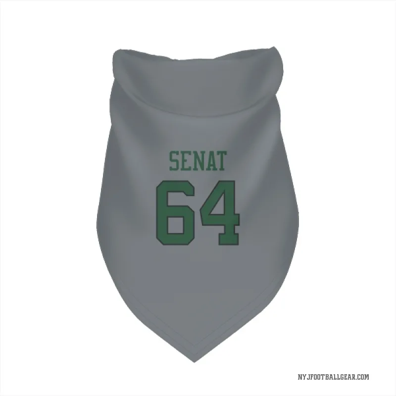 Greg Senat  Gray New York Jets  Cat & Dog Pet Bandana