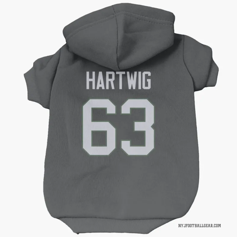 Gus Hartwig  Black New York Jets  Cat & Dog Pet Hoodie