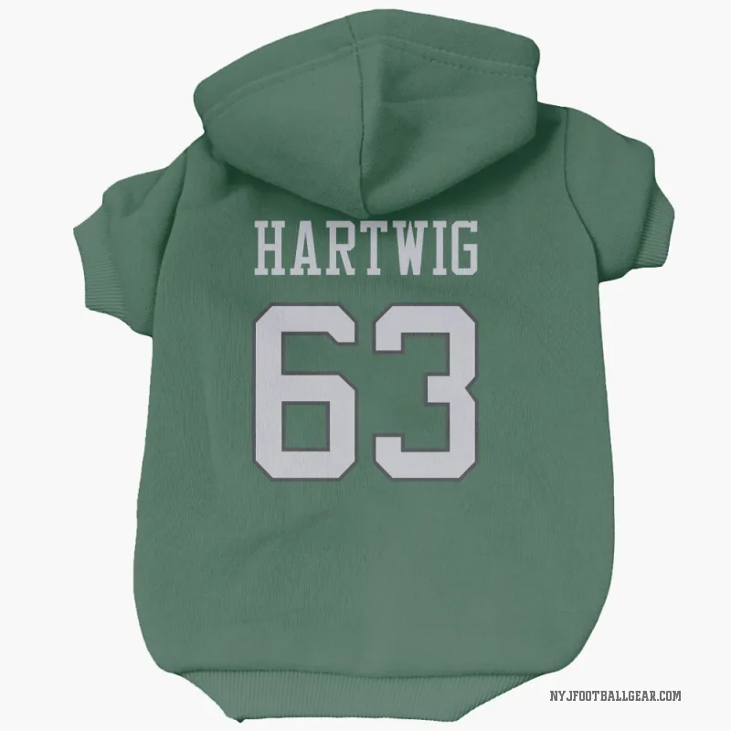 Gus Hartwig  Green New York Jets  Cat & Dog Pet Hoodie