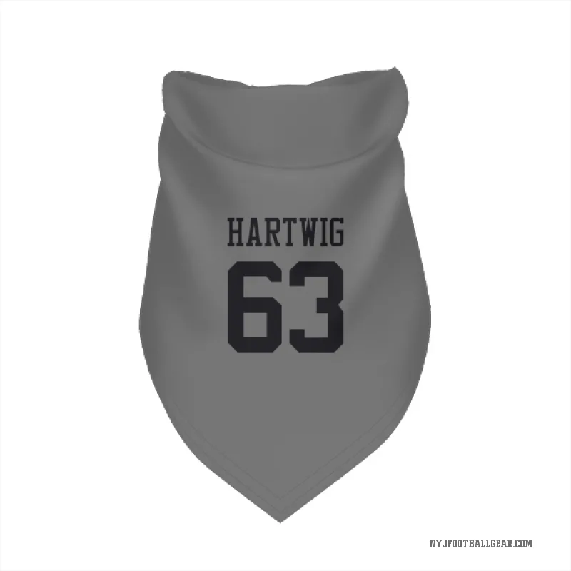 Gus Hartwig  New York Jets   Silver Cat & Dog Pet Bandana