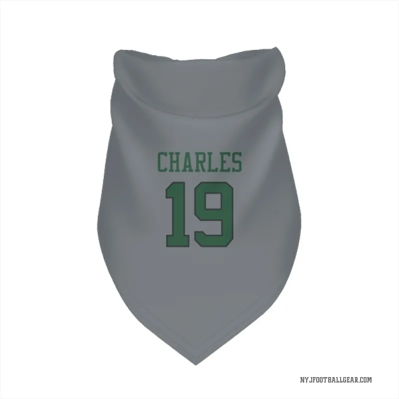 Irvin Charles  Gray New York Jets  Cat & Dog Pet Bandana
