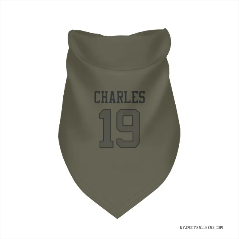 Irvin Charles  Olive New York Jets  Cat & Dog Pet Bandana