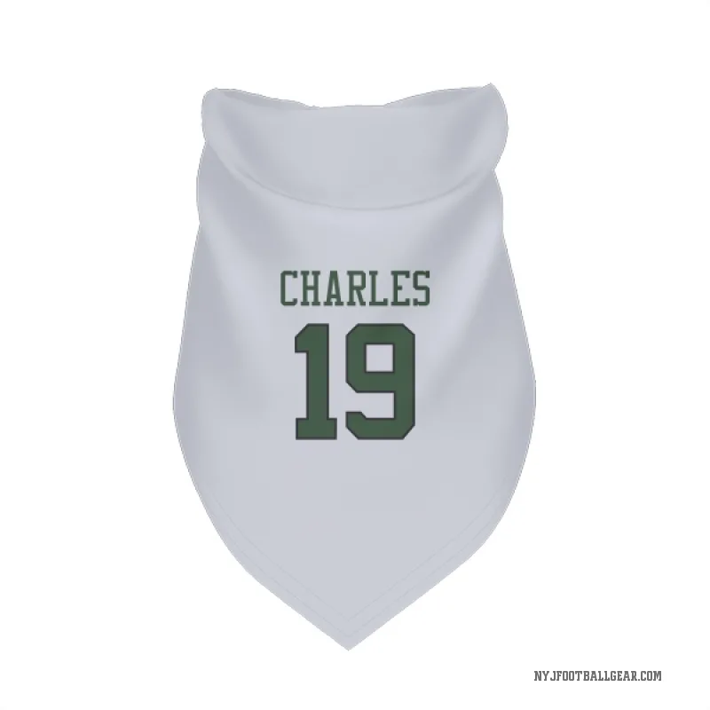 Irvin Charles  White New York Jets  Cat & Dog Pet Bandana