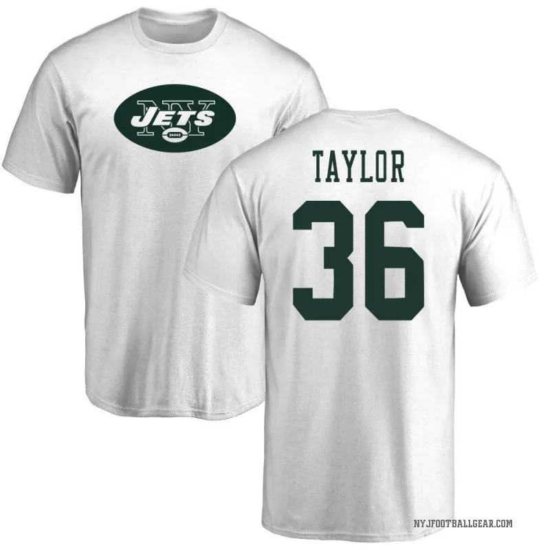 Ja'Sir Taylor Men's White New York Jets Logo T-Shirt -