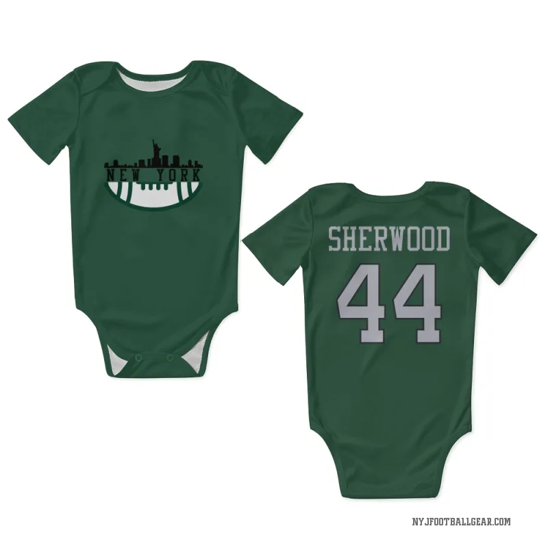 Jamien Sherwood  Green New York Jets  Newborn & Infant Bodysuit