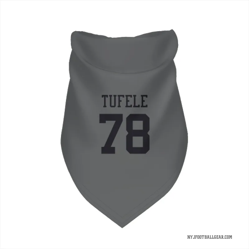 Jay Tufele  Charcoal New York Jets  Cat & Dog Pet Bandana