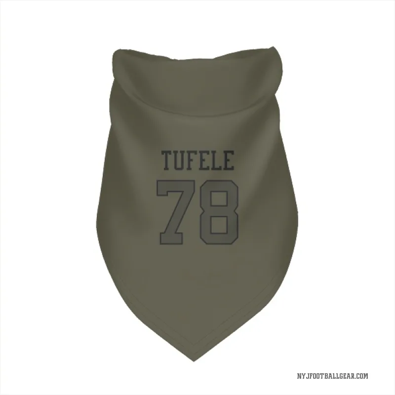 Jay Tufele  Olive New York Jets  Cat & Dog Pet Bandana