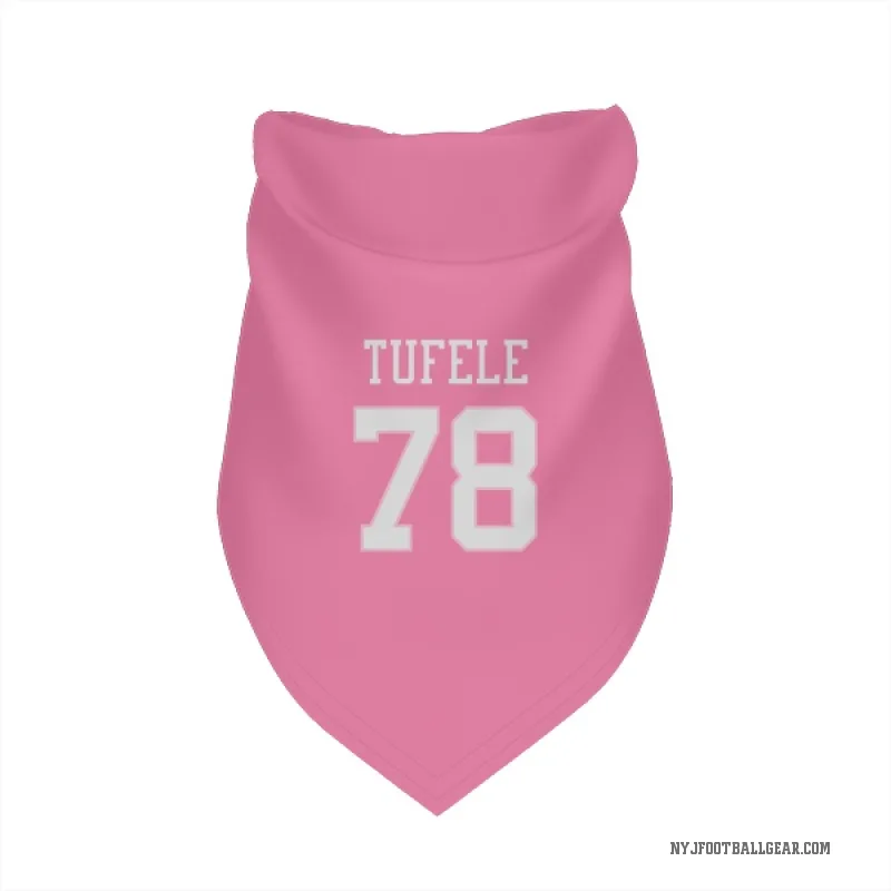 Jay Tufele  Pink New York Jets  Cat & Dog Pet Bandana