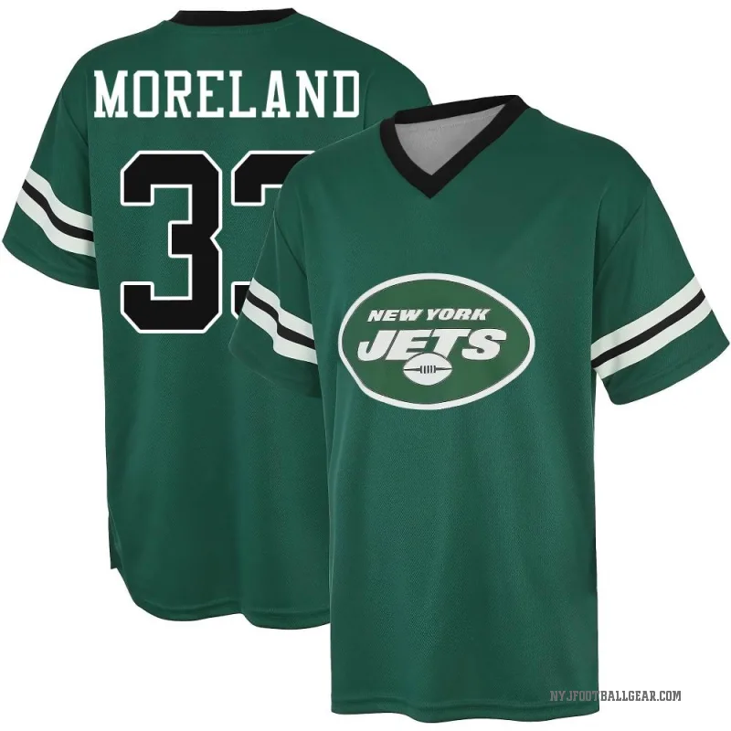 Jimmy Moreland Men's Green New York Jets Game Day V-Neck T-Shirt