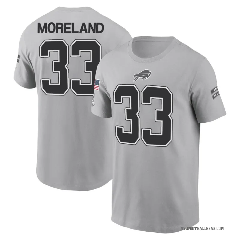 Jimmy Moreland Youth Gray New York Jets 2024 Salute to Service T-Shirt