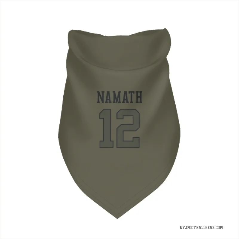 Joe Namath  Olive New York Jets  Cat & Dog Pet Bandana