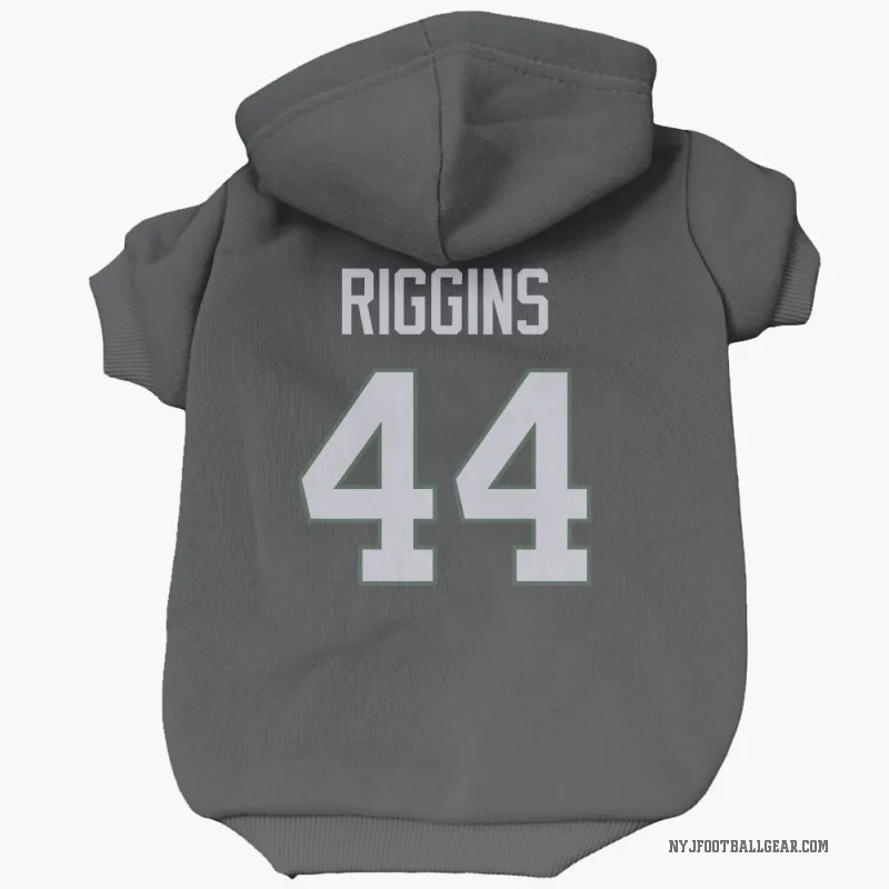 John Riggins  Black New York Jets  Cat & Dog Pet Hoodie
