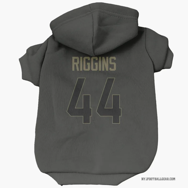 John Riggins  Black New York Jets  Service Cat & Dog Pet Hoodie