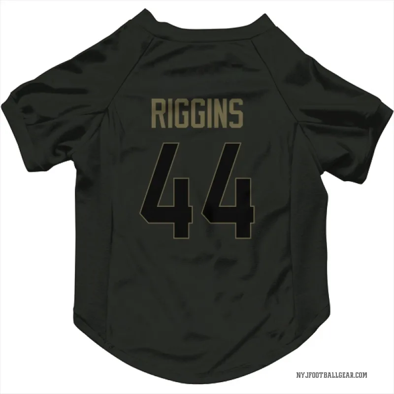 John Riggins  Black New York Jets  Service Cat & Dog Pet Jersey