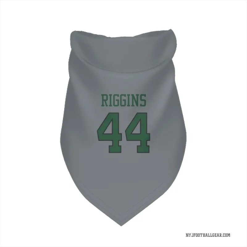 John Riggins  Gray New York Jets  Cat & Dog Pet Bandana