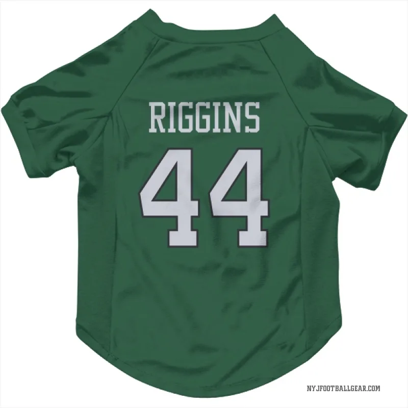 John Riggins  Green New York Jets  Cat & Dog Pet Jersey